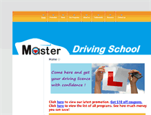 Tablet Screenshot of masterdrivingschool.ca